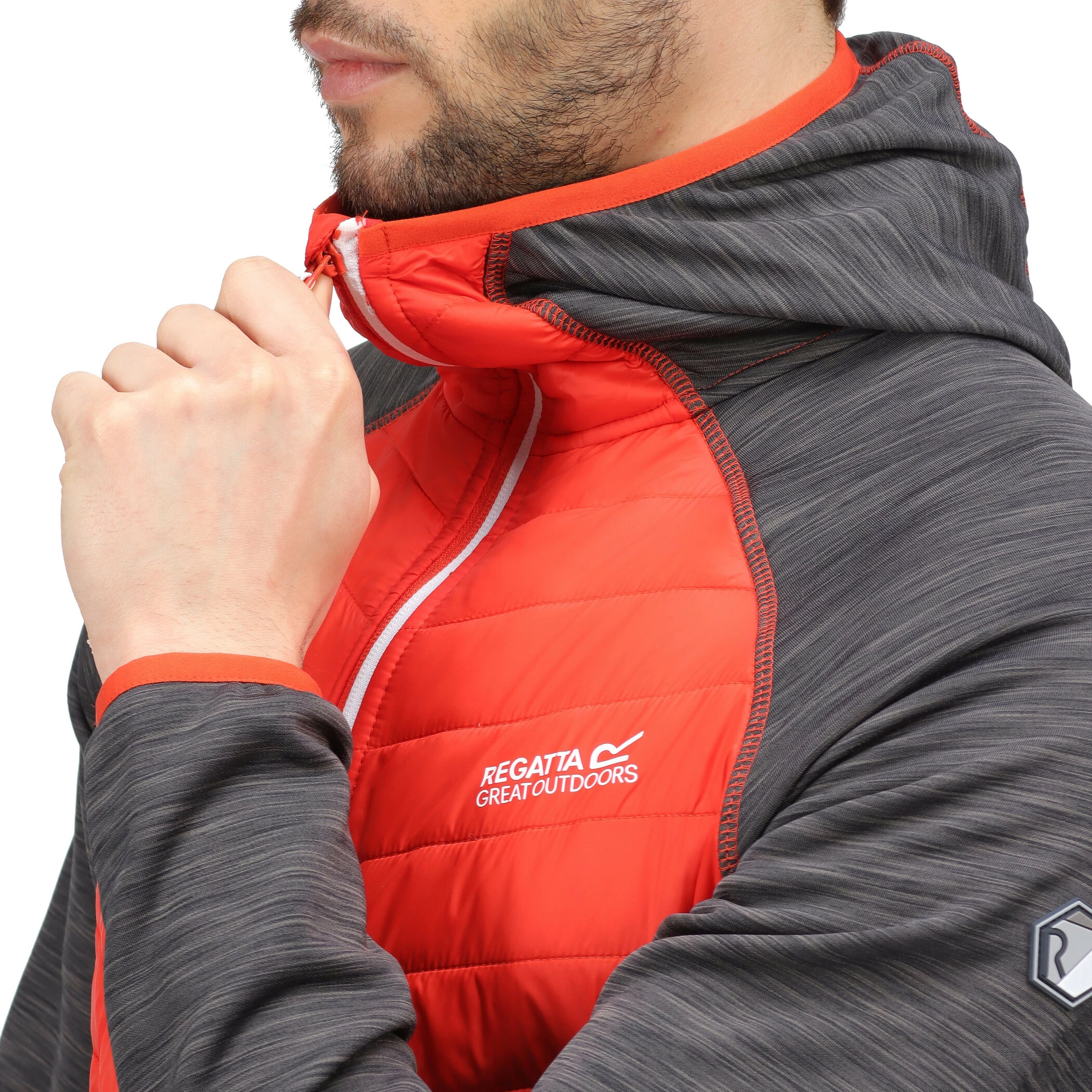 Regatta Andreson VI Hybrid Jacket Men, Zwart 10 Regatta Andreson VI Hybrid Jacket Men, Zwart - Afbeelding 9