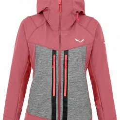 SALEWA Comici Jacket Women, Roze/grijs