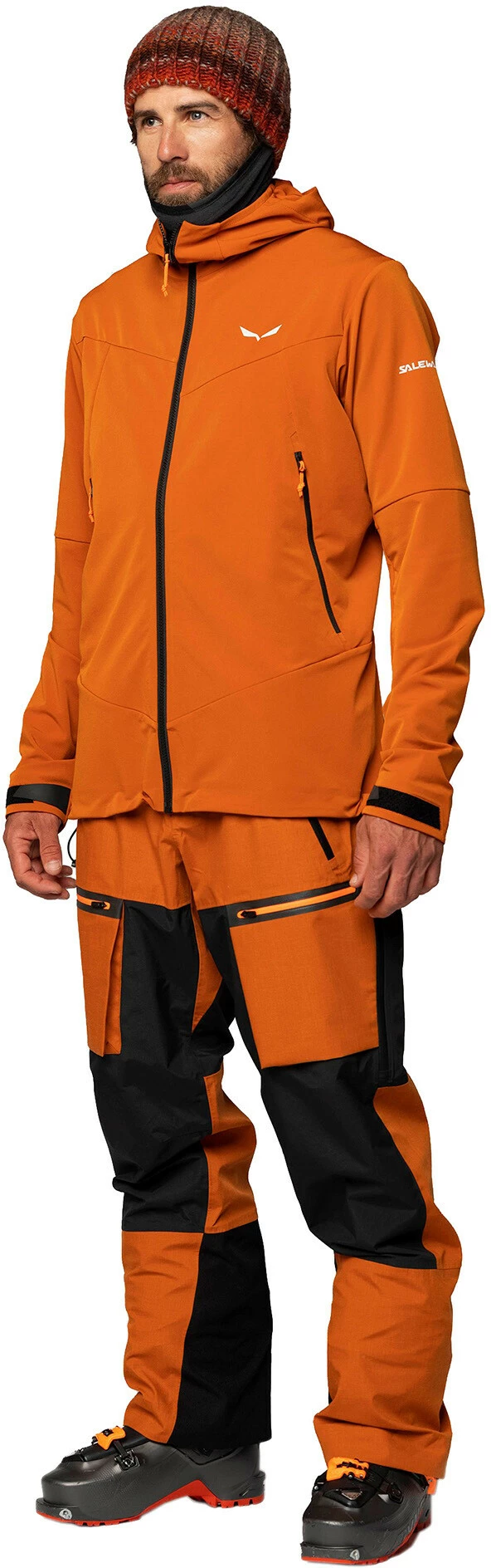 SALEWA Sella Durastretch Jacket Men, Zwart 6 SALEWA Sella Durastretch Jacket Men, Zwart - Afbeelding 4