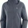 Salomon Outrack Waterproof Jacket Women, Grijs -ARTILECT winkel salomon outrack waterproof jacket women ebony 1