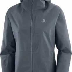 Salomon Outrack Waterproof Jacket Women, Grijs