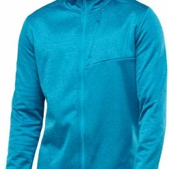 Salomon Transition Full Zip Mid Fleecejacket Men, Turquoise -ARTILECT winkel salomon transition full zip mid fleecejacket men barrier reef heather 3