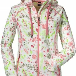 Schöffel Schöffel Kirkefjord1 Fleece Capuchon Jas Dames, Rood/wit