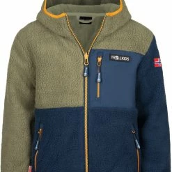 TROLLKIDS Aurlandsfjord Jacket Kids, Groen/blauw