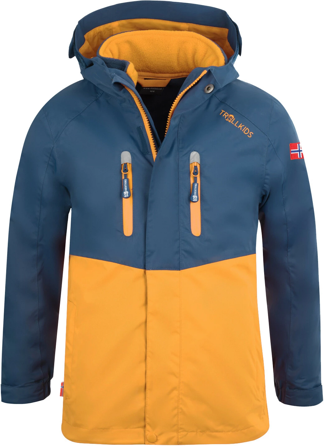 TROLLKIDS Bryggen 3-in-1 Jas Kinderen, Blauw 3 TROLLKIDS Bryggen 3-in-1 Jas Kinderen, Blauw