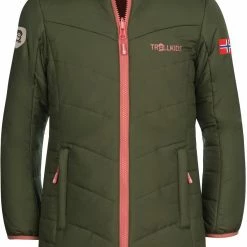 TROLLKIDS Senja 3in1 Coat Girls, Grijs -ARTILECT winkel trollkids senja 3in1 coat girls dusky olive antique rose 3