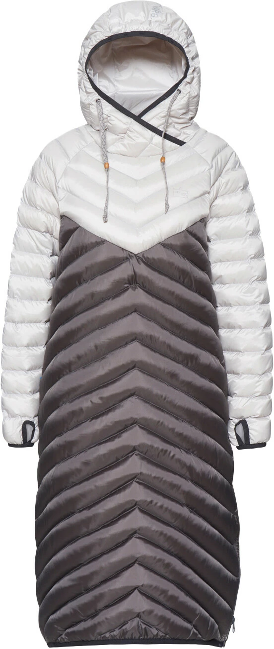 Varg Sarek Long Down Hood, Grijs/wit 3 Varg Sarek Long Down Hood, Grijs/wit