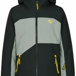 Ziener Anderl Ski Jacket Kids, Grijs/groen