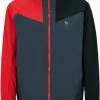 Ziener Nax Active Jacket Men, Grijs/rood -ARTILECT winkel ziener nax active jacket men grey ink 1