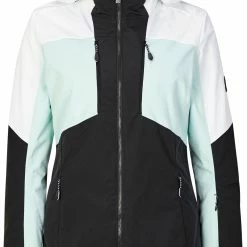 Ziener Tilfa Ski Jacket Women, Grijs/oranje